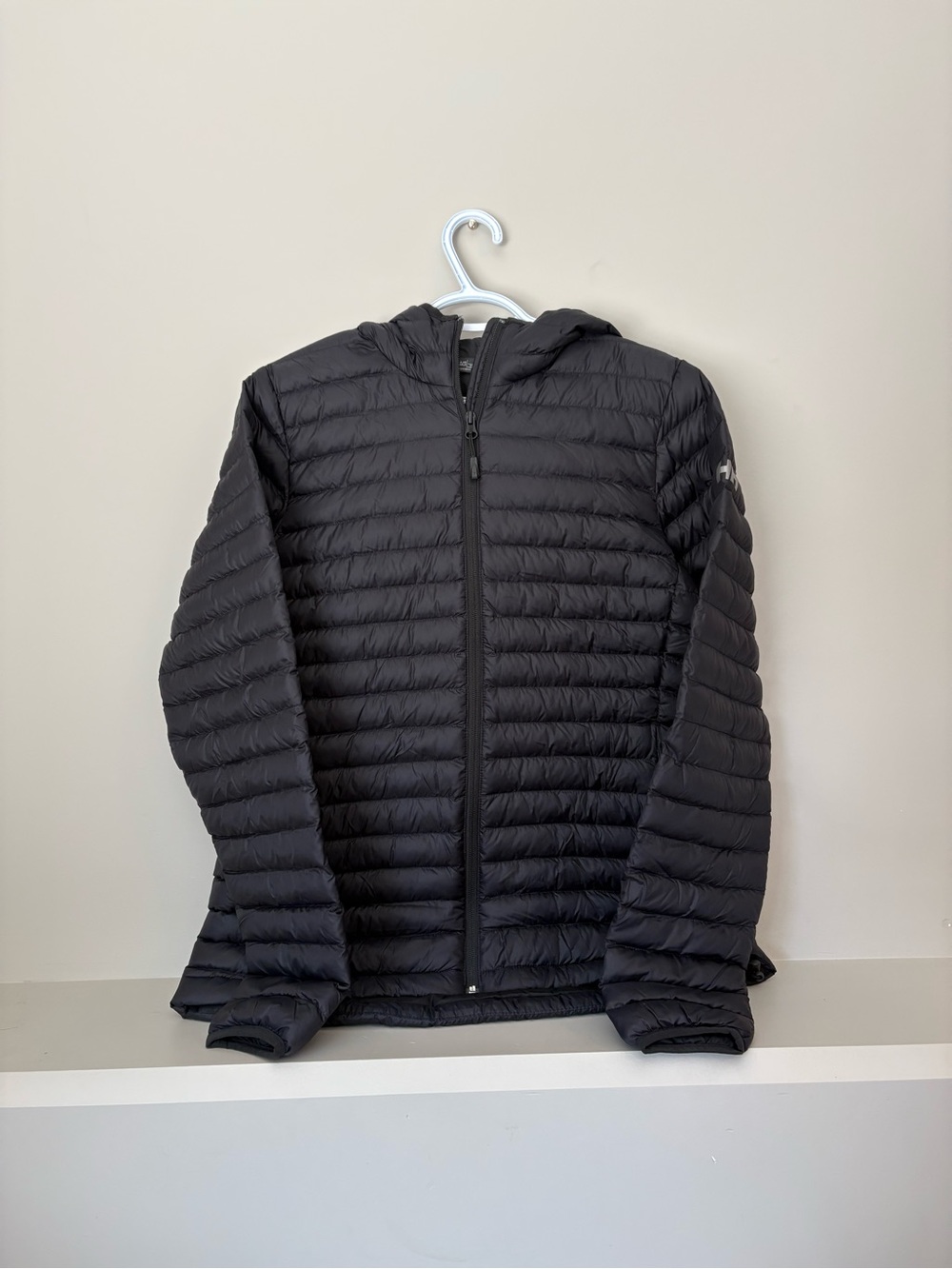 Helly Hansen Black Quilted Hooded Puffer Jacket